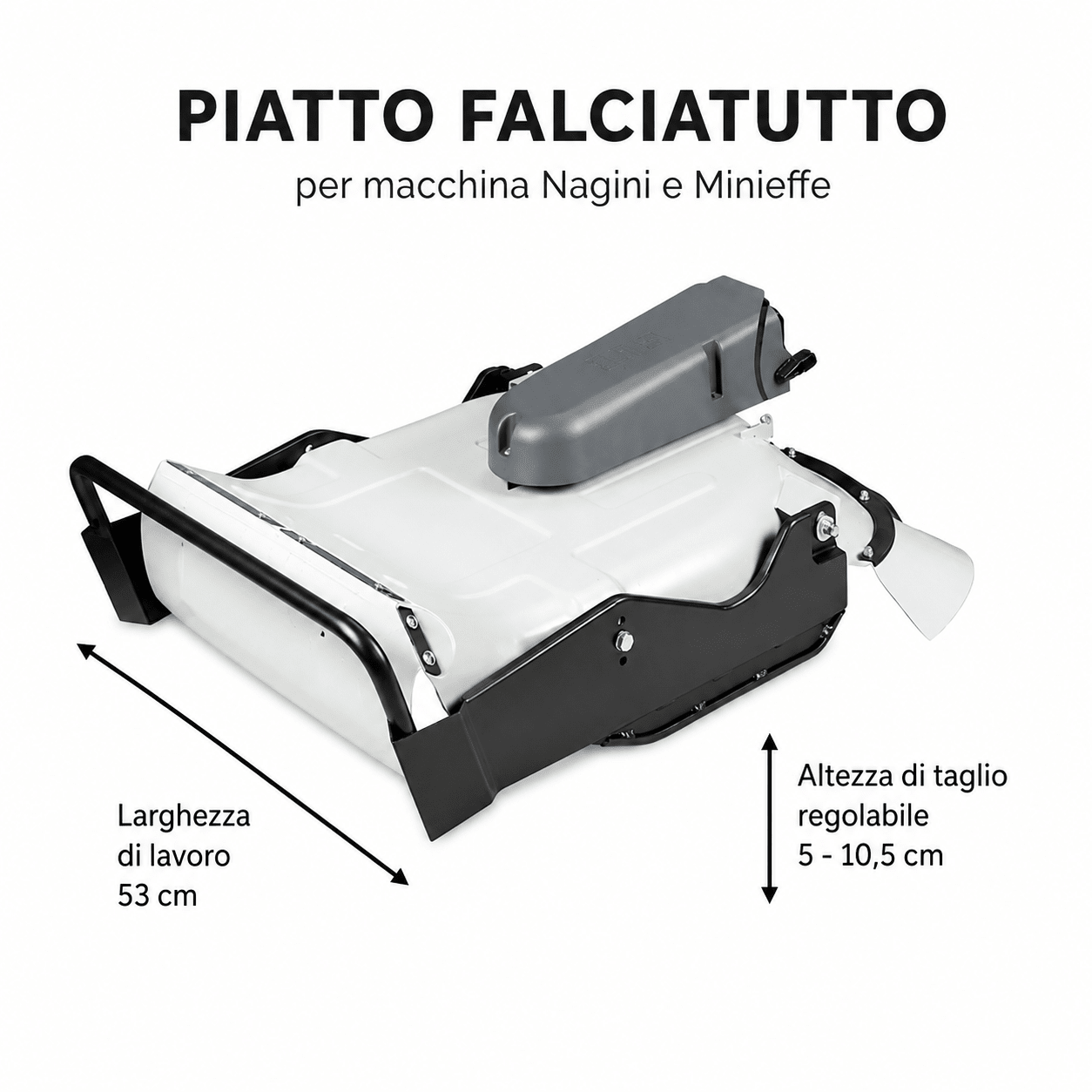 Piatto falciatutto per Nagini 53cm - LIF - ELETTROFER