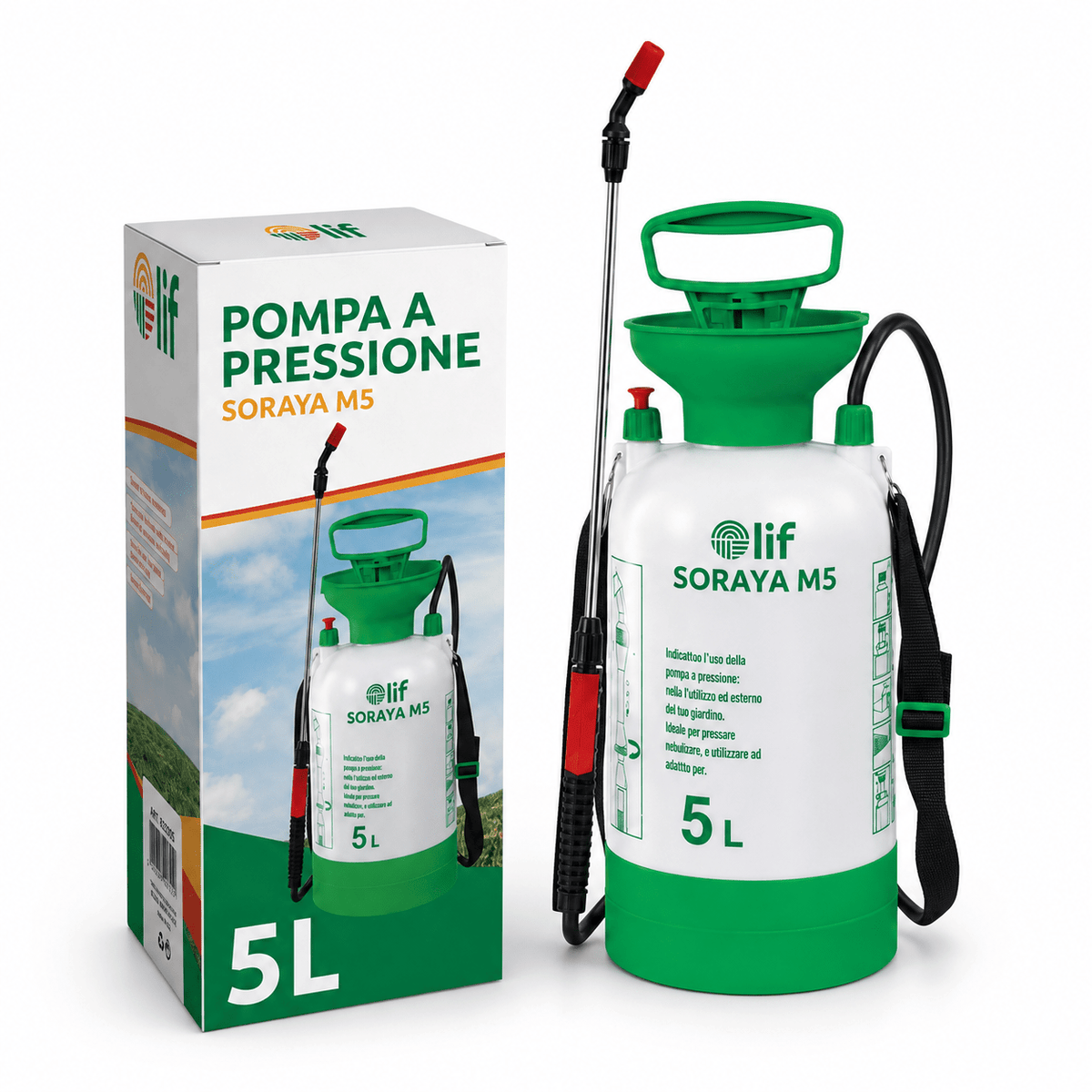 Pompa a pressione SORAYA LIF DA 5Lt. o 8Lt. - ELETTROFER