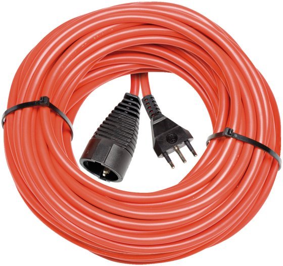 PROLUNGA IN PLASTICA 16A, 25M H05VV - F 3G1,5 rosso *IT* - ELETTROFER