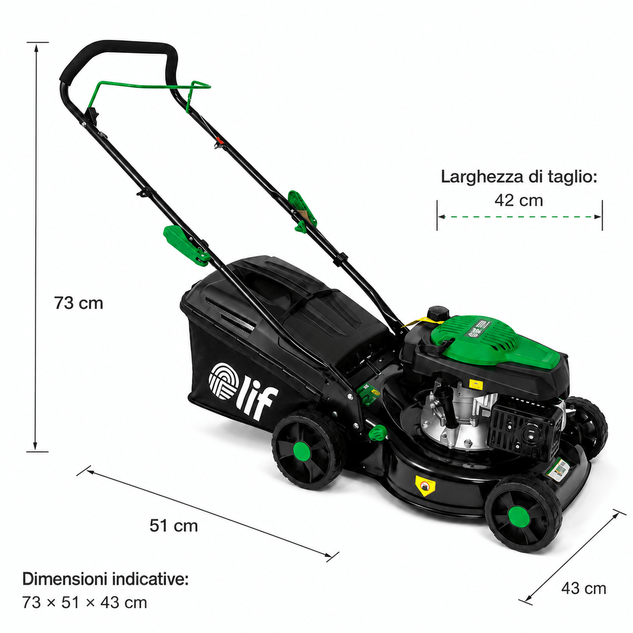 RASAERBA A SCOPPIO LIF COOL GARDEN – AS01 e MX01 146 cc - ELETTROFER