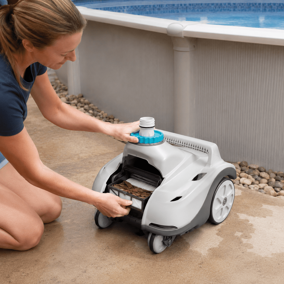 Robottino puliscifondo automatico con ruote ZX100 - INTEX - ELETTROFER