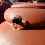 SERBATOIO ACQUA TERRACOTTA EFFETTO VASO ANTICO - ELETTROFER