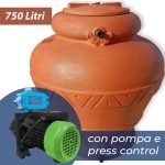 SERBATOIO ACQUA TERRACOTTA EFFETTO VASO ANTICO - ELETTROFER