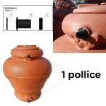 SERBATOIO ACQUA TERRACOTTA EFFETTO VASO ANTICO - ELETTROFER