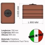 SERBATOIO RETTANGOLARE IN POLIETILENE - ELETTROFER