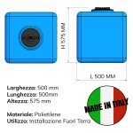 SERBATOIO RETTANGOLARE IN POLIETILENE - ELETTROFER