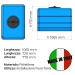 SERBATOIO RETTANGOLARE IN POLIETILENE - ELETTROFER