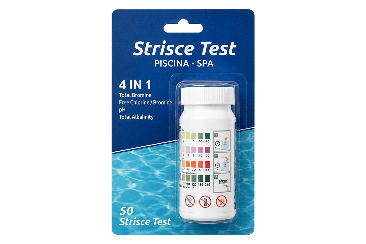 STRISCE TEST ACQUA 4 IN 1 - ELETTROFER