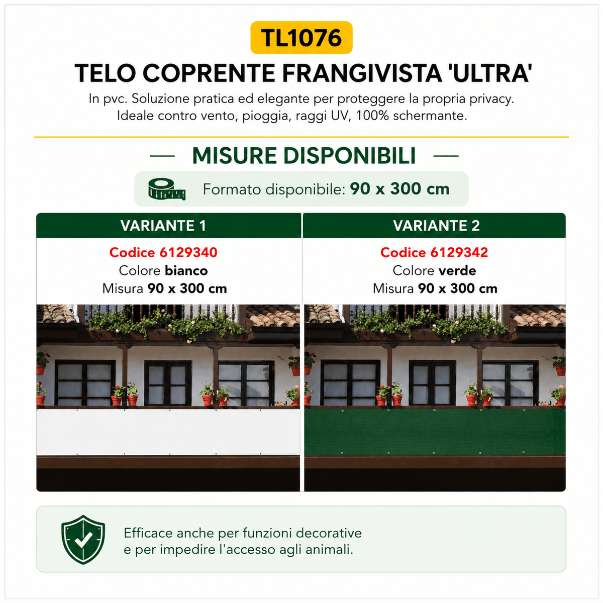 TELO COPRENTE FRANGIVISTA 'ULTRA' - LIF - ELETTROFER