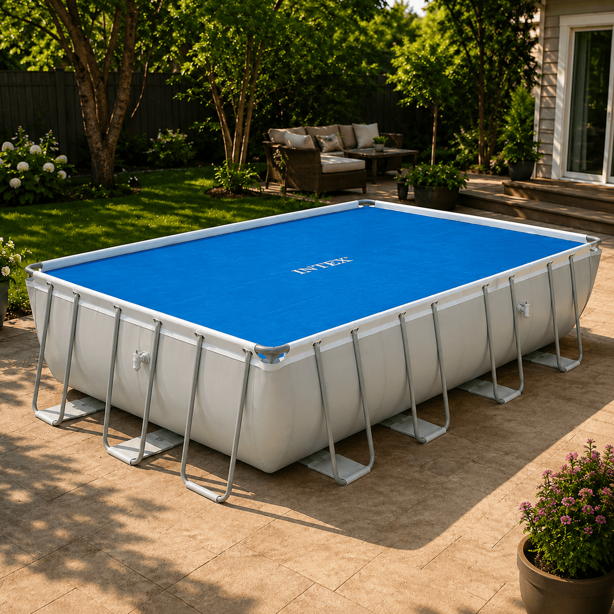 Telo copripiscina termico - cm 732 x 366 - INTEX - ELETTROFER