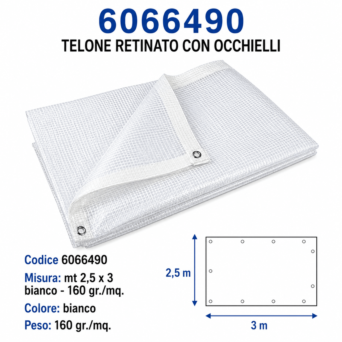 TELO RETINATO PER COPERTURA ANTI-UV - ELETTROFER