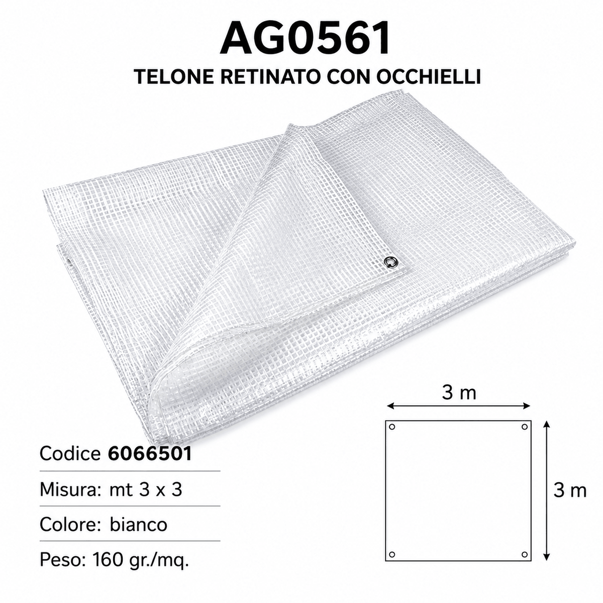 TELO RETINATO PER COPERTURA ANTI-UV - ELETTROFER