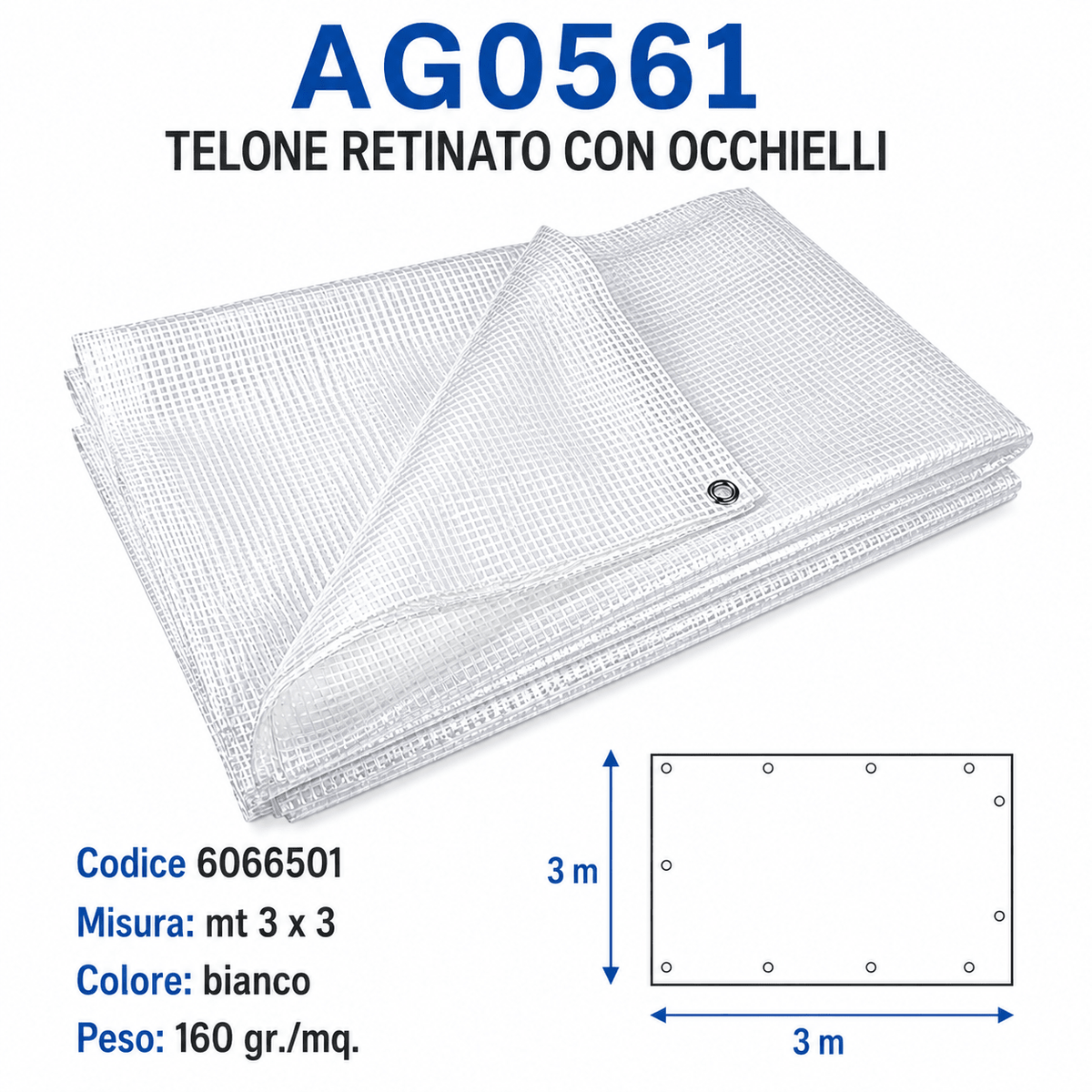 TELO RETINATO PER COPERTURA ANTI-UV - ELETTROFER