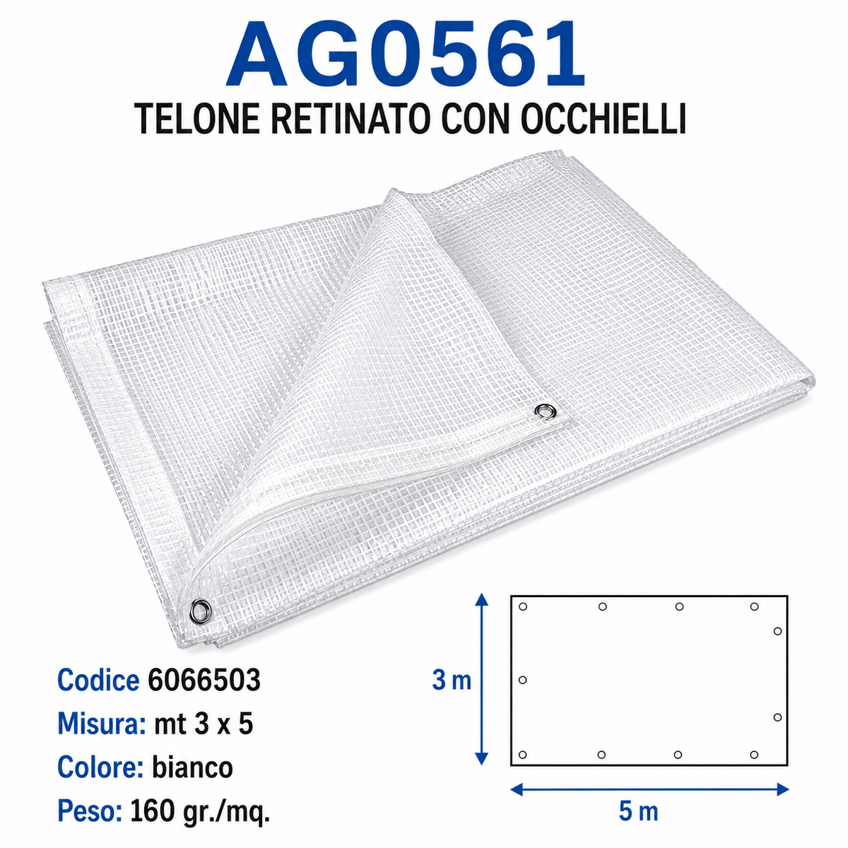 TELO RETINATO PER COPERTURA ANTI-UV - ELETTROFER