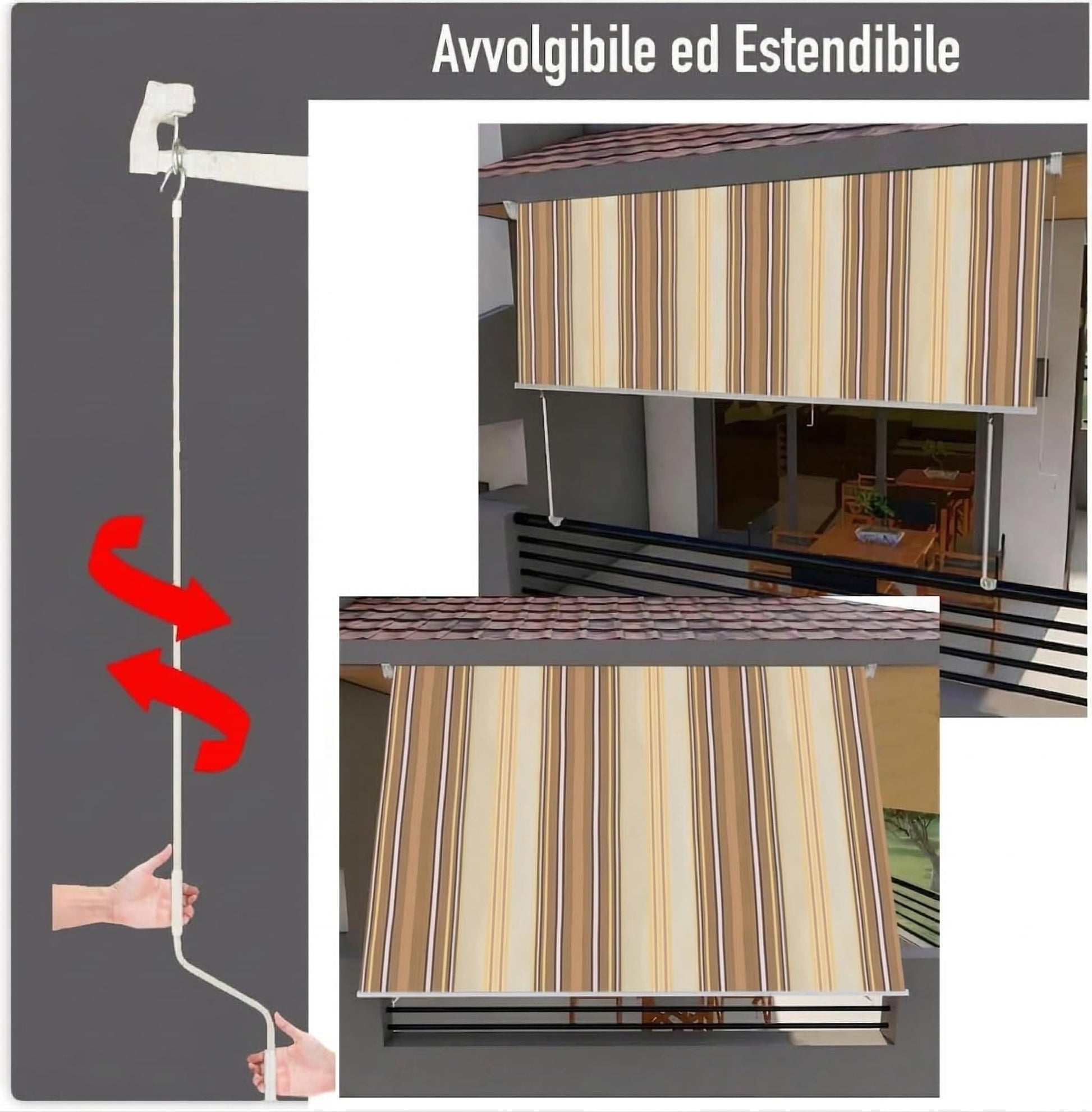 TENDA DA SOLE A CADUTA - ELETTROFER