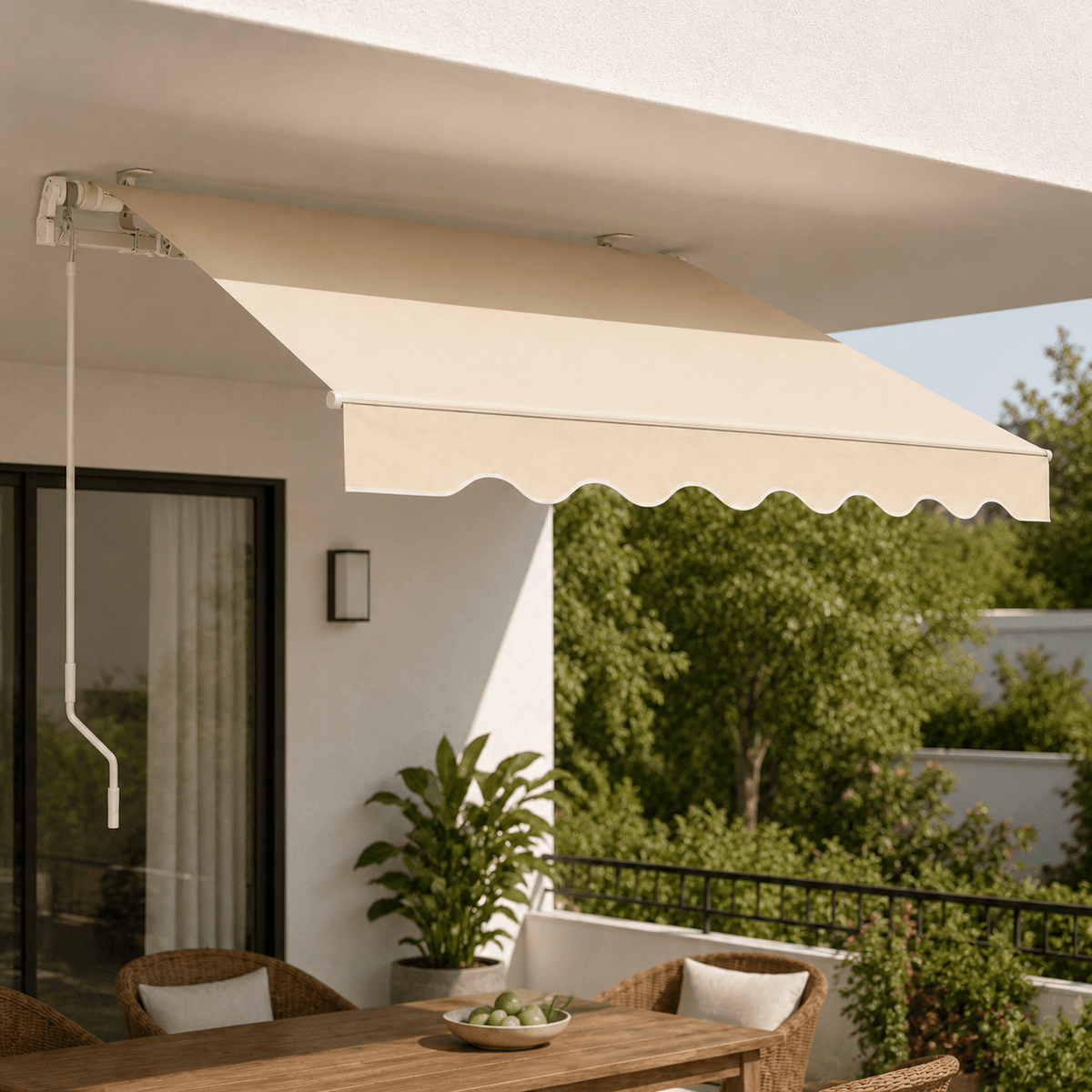 TENDA DA SOLE AVVOLGIBILE 300 cm x H 200 cm - ELETTROFER
