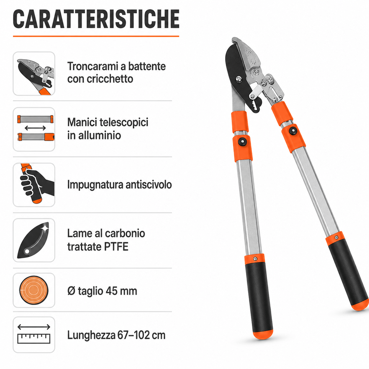 Troncarami LIF By - Pass e Battente – Potatura Professionale - ELETTROFER