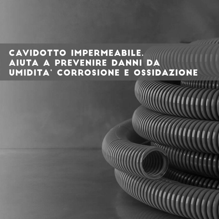 TUBO CORRUGATO CAVIDOTTO FLESSIBILE - MATASSA - ELETTROFER