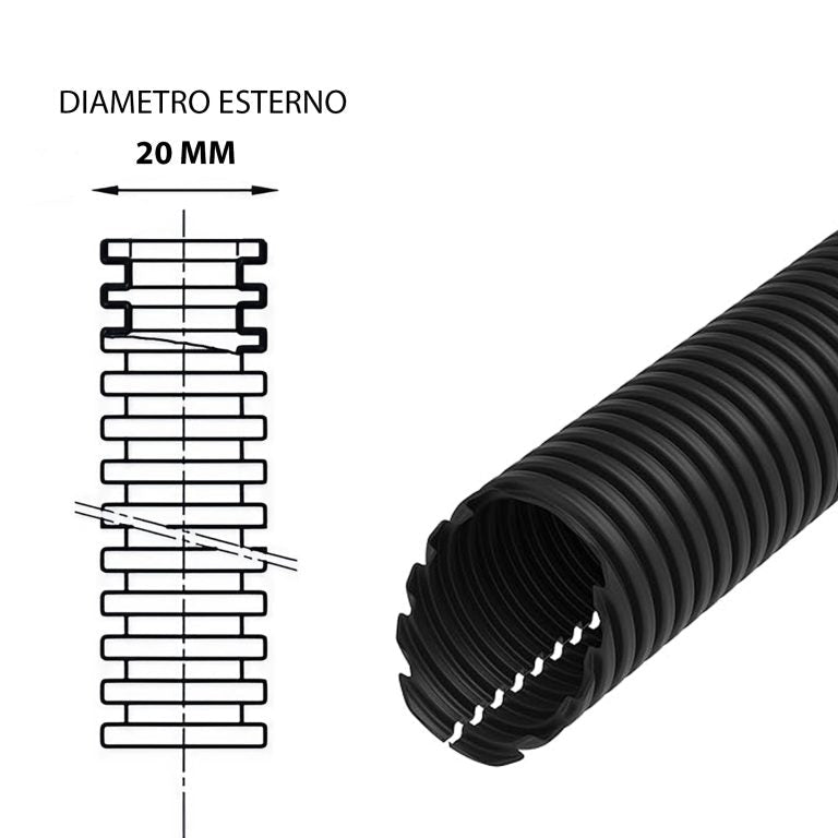 TUBO CORRUGATO GUAINA FLESSIBILE - ELETTROFER