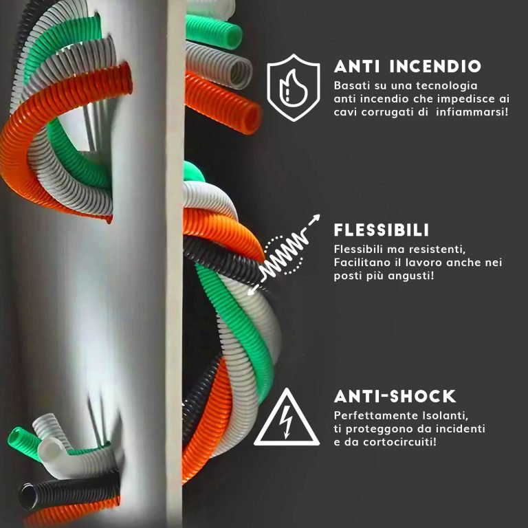 TUBO CORRUGATO GUAINA FLESSIBILE - ELETTROFER