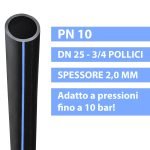 TUBO DI IRRIGAZIONE IN PVC - ALTA INTENSITÀ - ELETTROFER
