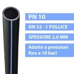 TUBO DI IRRIGAZIONE IN PVC - ALTA INTENSITÀ - ELETTROFER