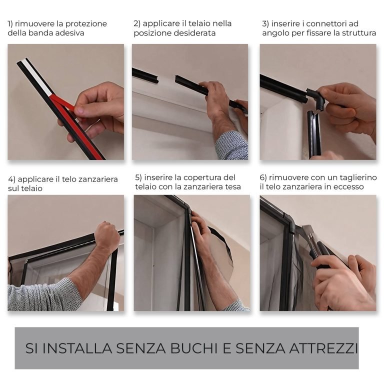 ZANZARIERA MAGNETICA 150x250 CM - ELETTROFER